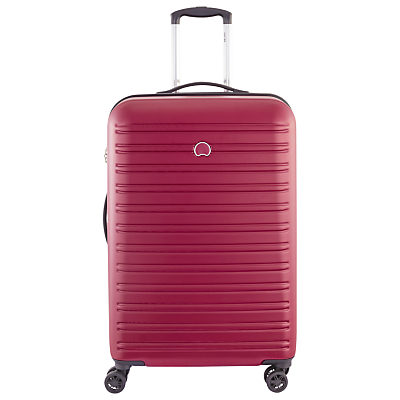Delsey Segur 4 Wheel 70cm Medium Suitcase Red
